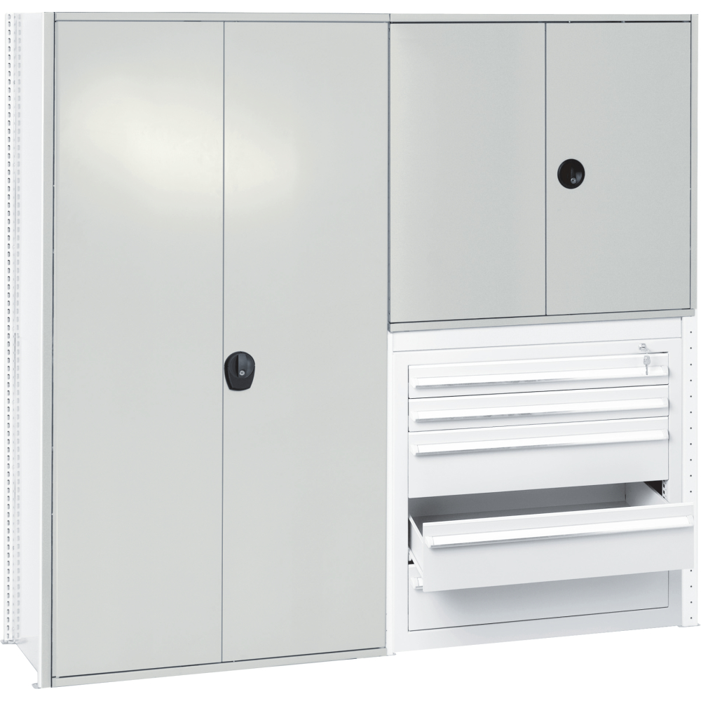 Flügeltür 7035 für Steckregalsystem