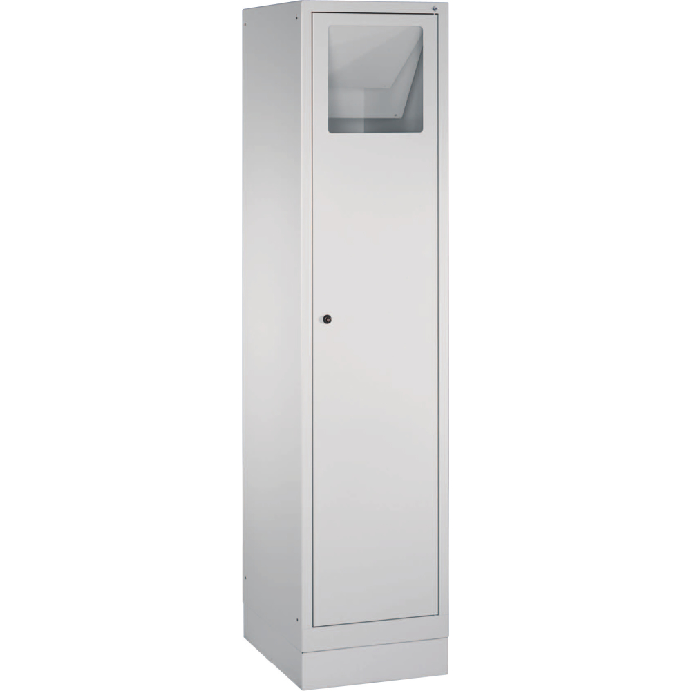 Wäschesammelschrank m.Fuß, RAL7035