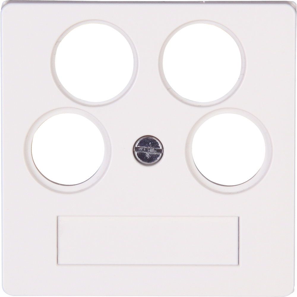 Antennen-Abdeckung HK07 für TV/RF/2xSAT reinweiß
