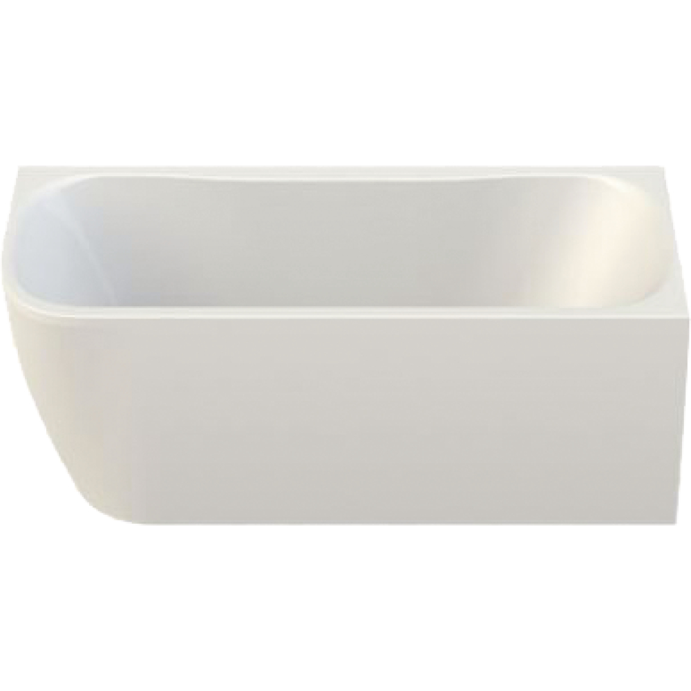 FORMAT Design Acryl-Oval-Badewanne 1800x800, Ecke rechts ohne Befüllung