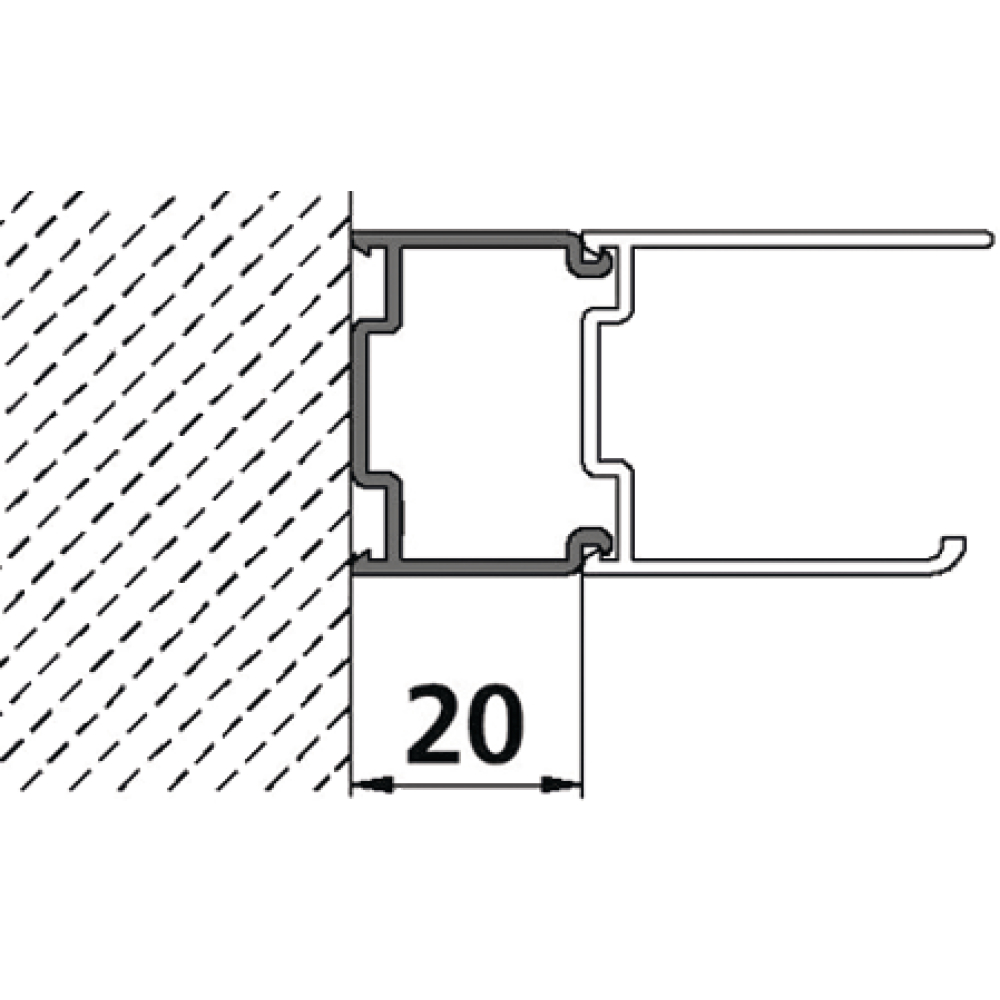 Profil ZDSV SVE N21851 Stockverbreiterung silber
