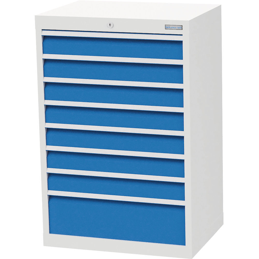Schubladenschrank T500 680 mm, 8 Sbl. VA