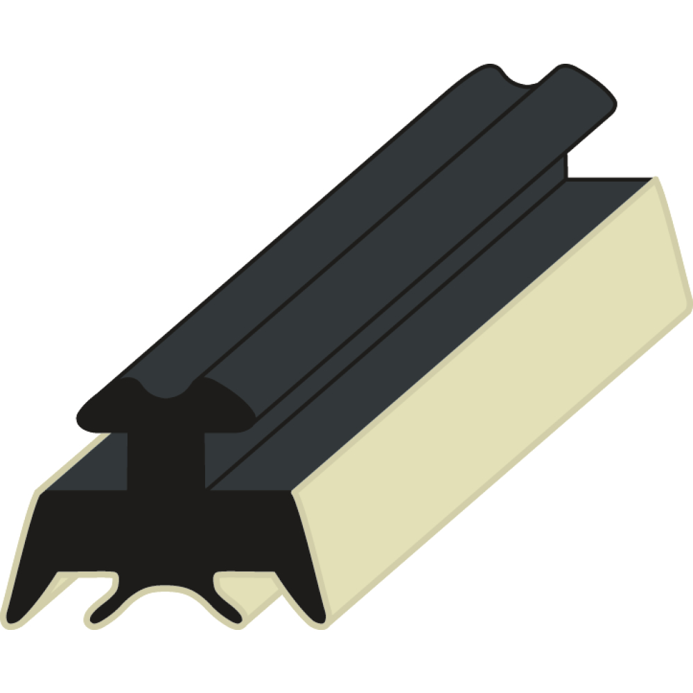 EPDM Rippendichtung 132516 rot