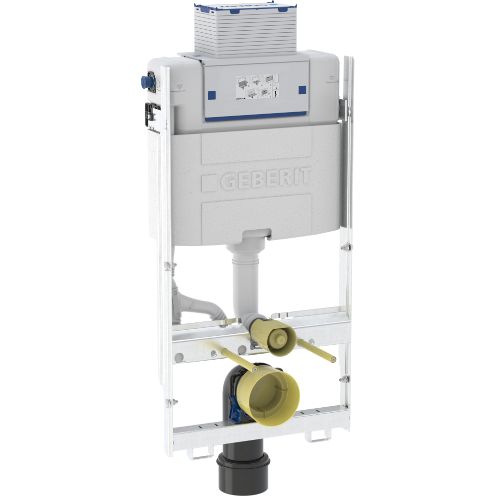 Geberit Wand-WC-Element GIS 100cm mit Omega UP-Spülkasten 12cm