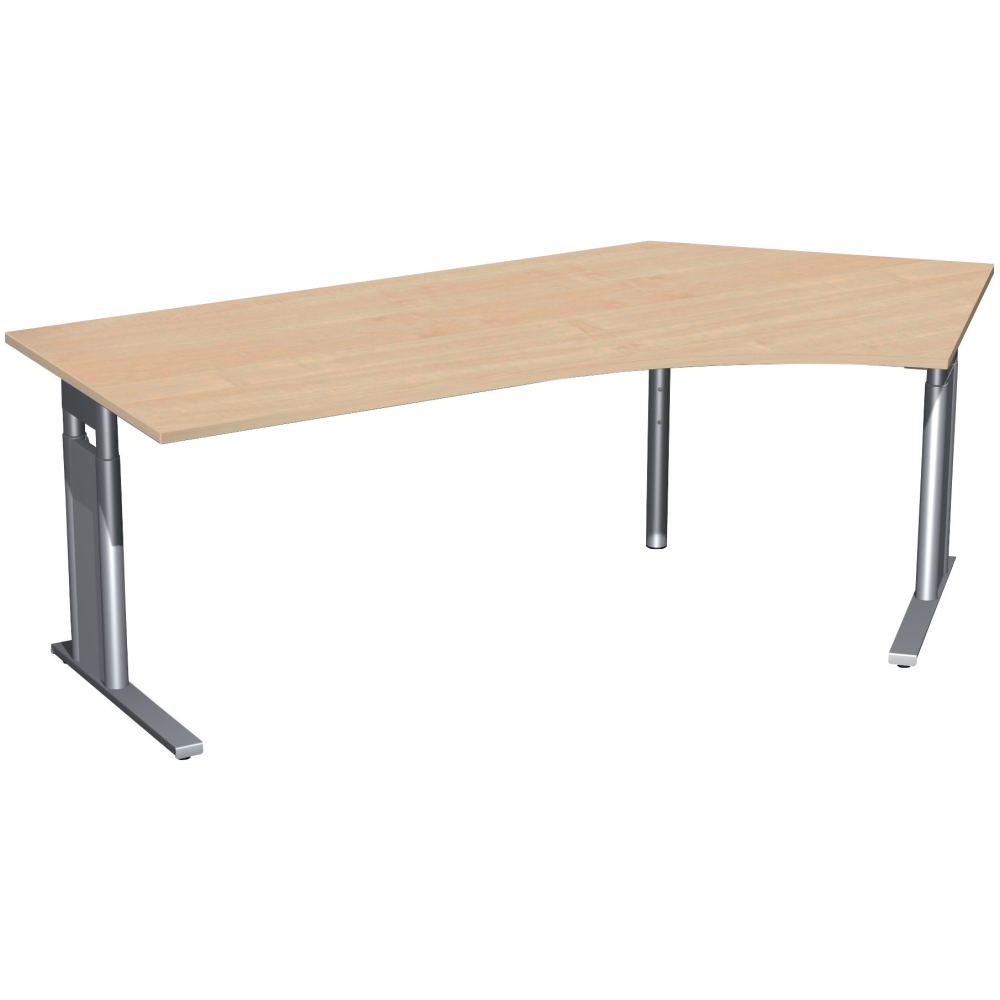 PC-Schreibtisch 135G r Li 2166x800/1130,680-820