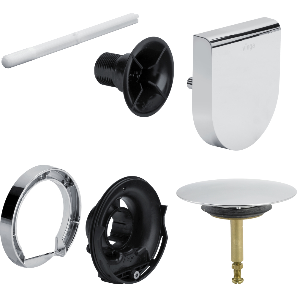 Viega Ausstattungsset Multiplex Trio Modell 6170.0 Visign MT9, verchromt