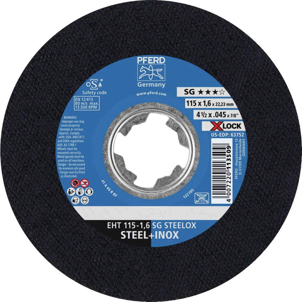 Pferd Trennscheibe SG X-LOCK STEELOX 125x1mm