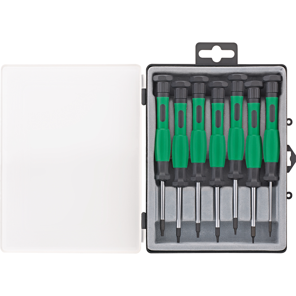 FORTIS Elektronik-Schraubendreher-Satz 7-teilig TORX