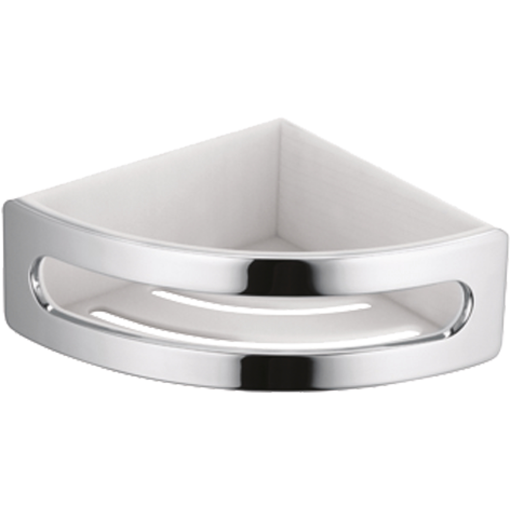 Eckschwammkorb Elegance Neu 140x140mm verchromt