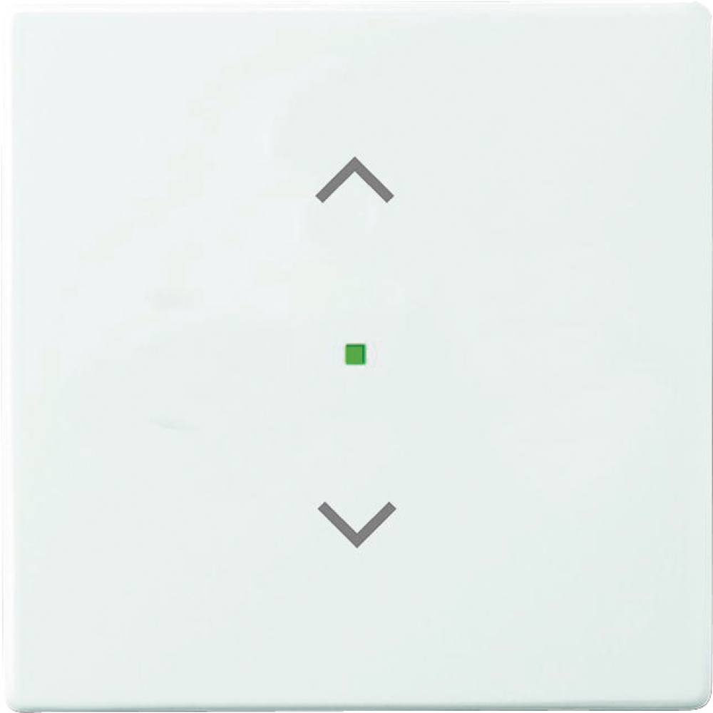 Wippe 1-fach Symbol Jalousie studioweiß 6232-10-84