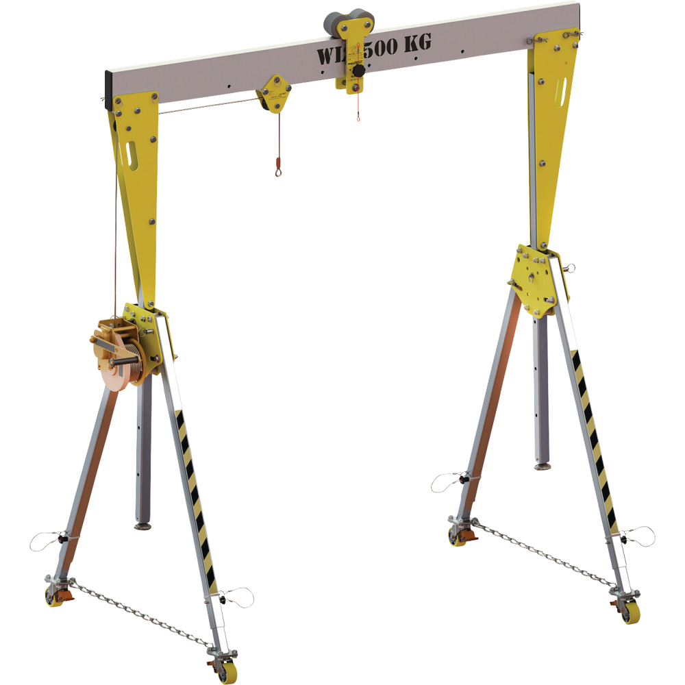 Alu-Portalkran RKPK-2 fahrbar / klappbar 500kg