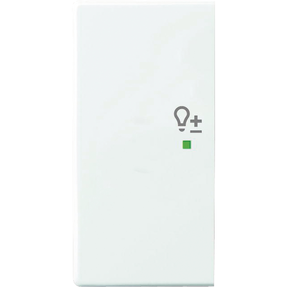 Wippe 2-fach rechts Symbol Dimmer studioweiß 6234-22-84