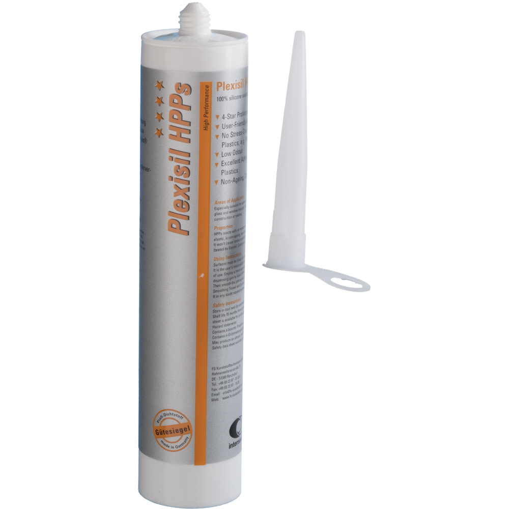 Silikon-Dichtstoff 310ml Plexisil HPPS transp.
