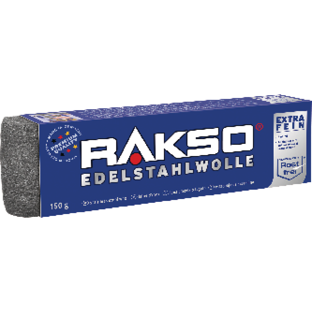 Rakso Edelstahlwolle 150g Gr.00 extra fein