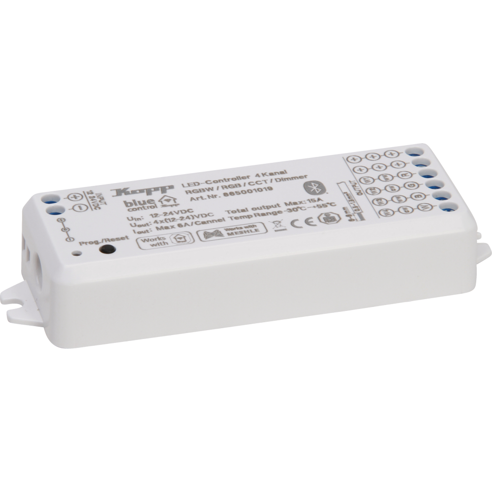 Kopp Blue-control Bluetooth-LED-Strip Steuerung, RGBW, RGB, W/R/G/B (Single)