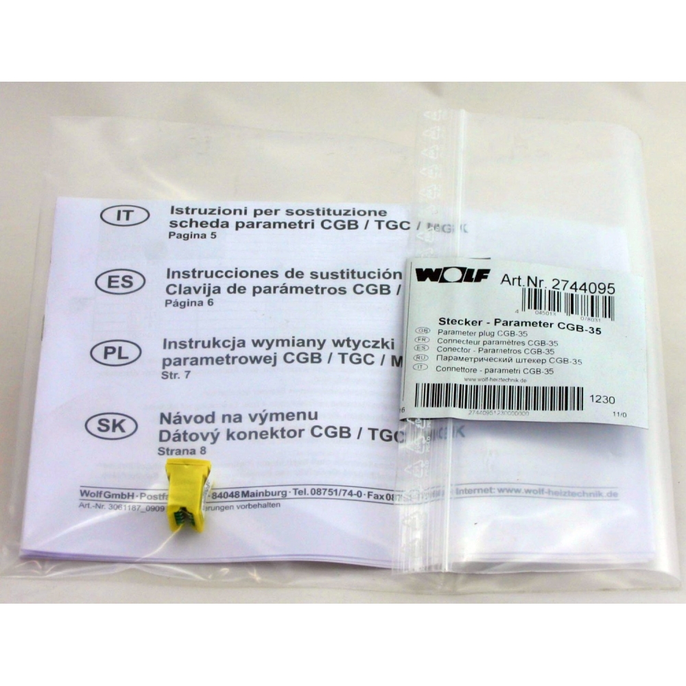Wolf Parameterstecker für CGB-35