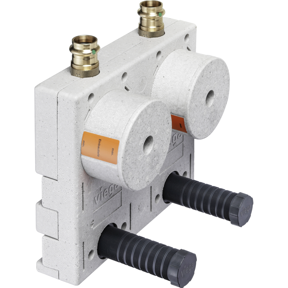 Viega Wohnungs-Wasserzähler-Einheit 2231.04 in 20mm Siliziumbronze