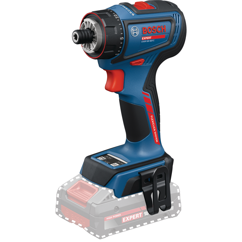 Bosch Akku-Bohrschrauber Expert 18V EXSR18V-90FC, mit GFA 18-M/W/E,