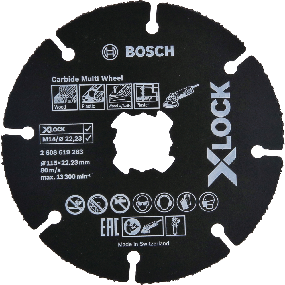 Trennsch.X-LOCK 125x1,0mm Carbide Multi Wheel ger.