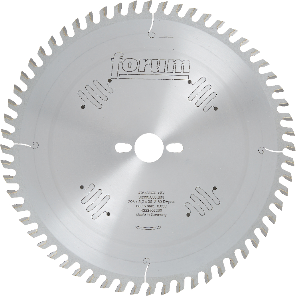FORUM Kreissägeblatt HW-DH p. 303X3,2X30-60Z