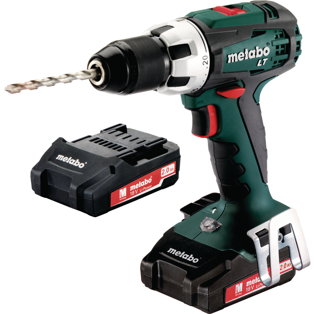 Metabo Akku-Bohrschrauber BS 18 LT Comp. 2x18V 2Ah