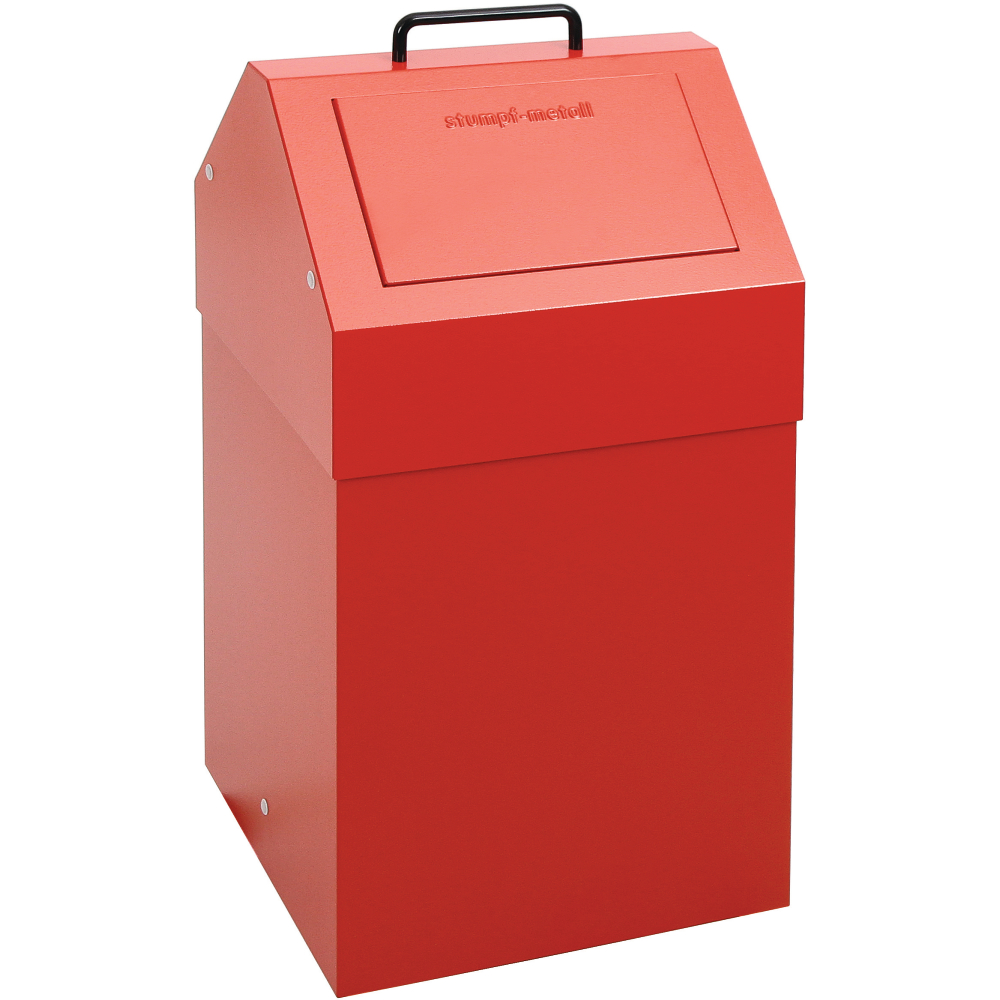 Wertstoffsammler 45 l rot stationär