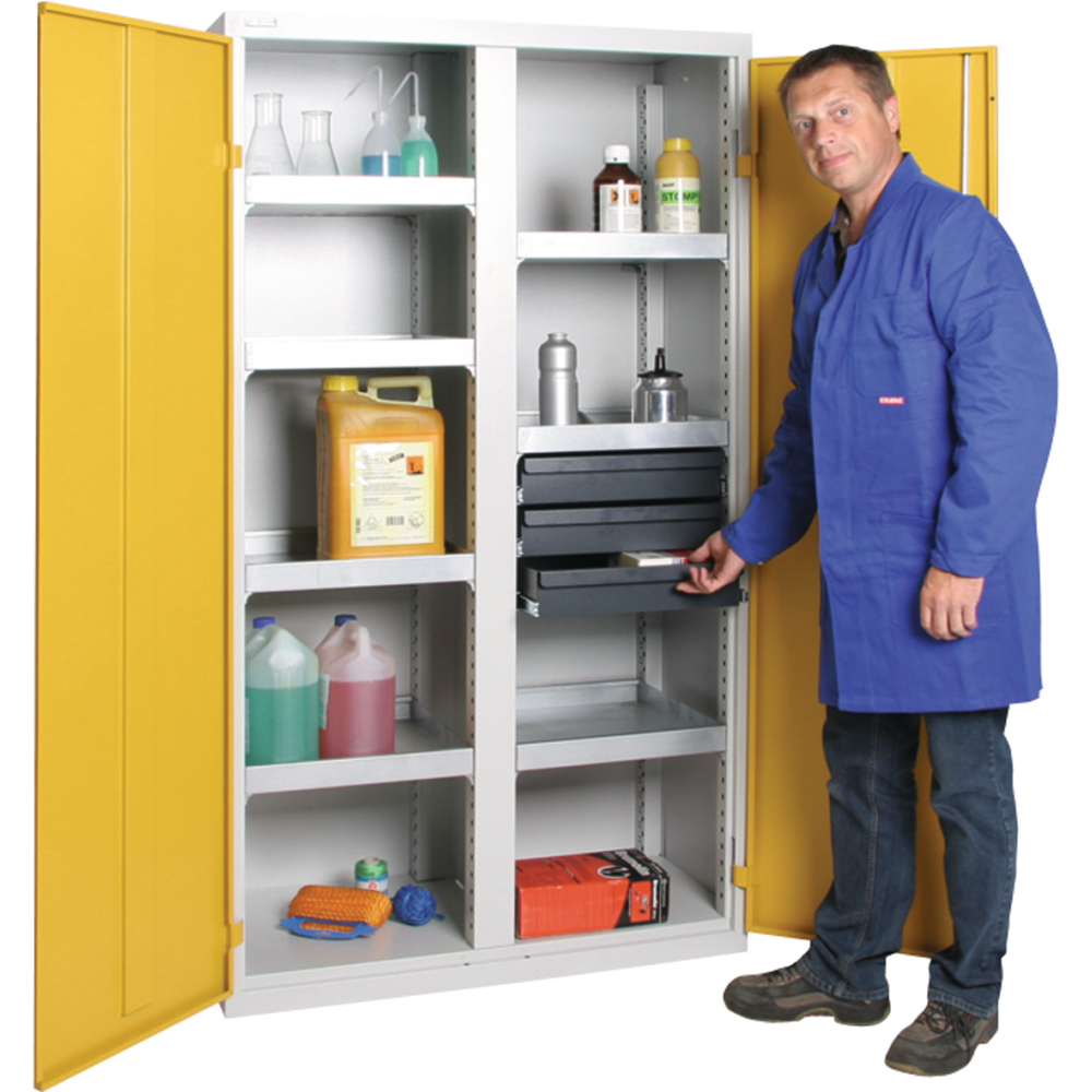 Umweltschrank BASIC 1800x1000x5000 gelb 7W