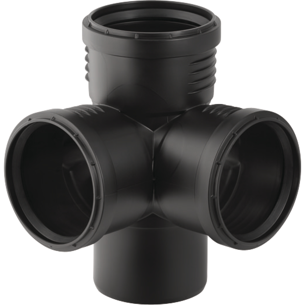 Eckabzweig Silent-PP 87,5°