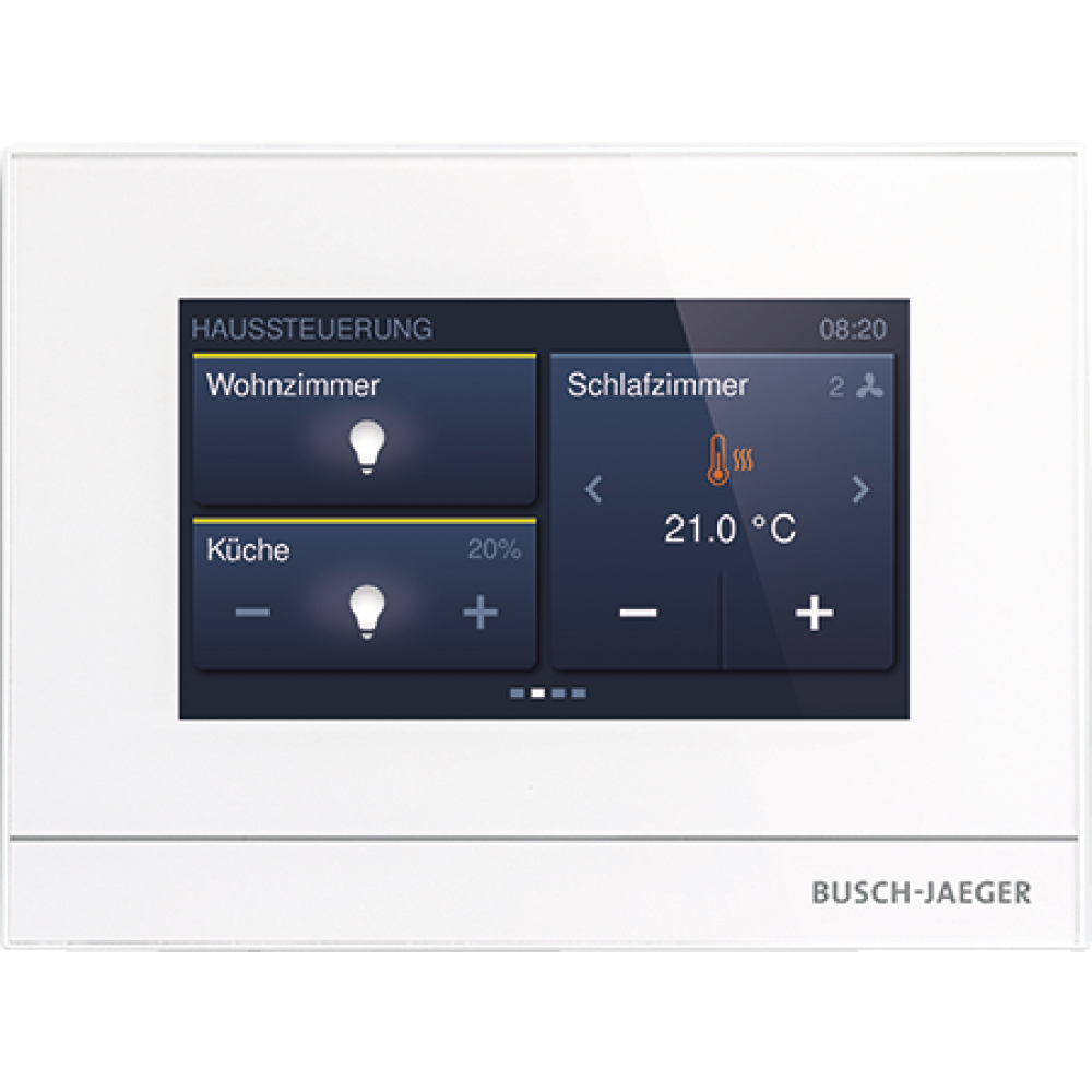 Panel 4.3 free@home weiß 6226-611