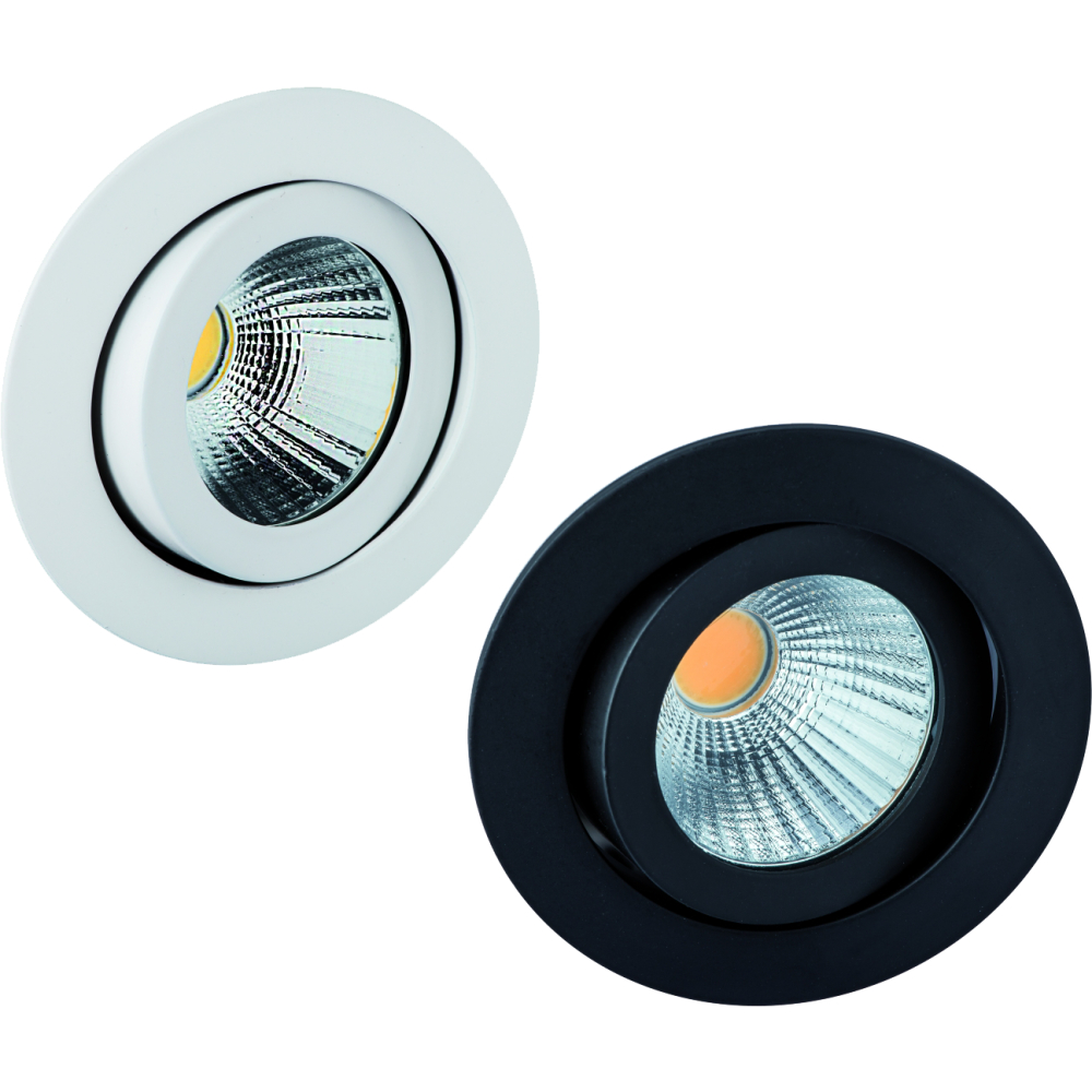 LED-Einbaustrahler TALU 7 W rund