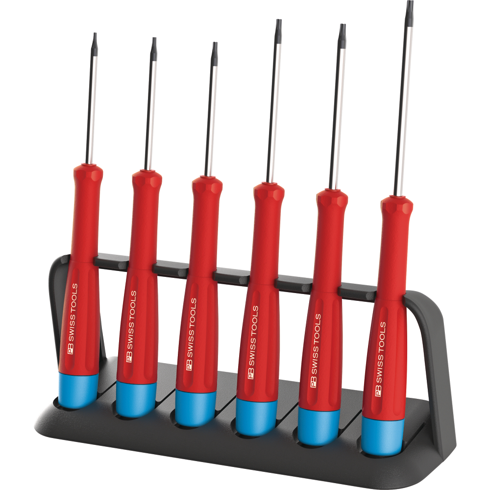 PB Swiss Tools Elektronik- Schraubendreher-Satz 6-teilig Torx