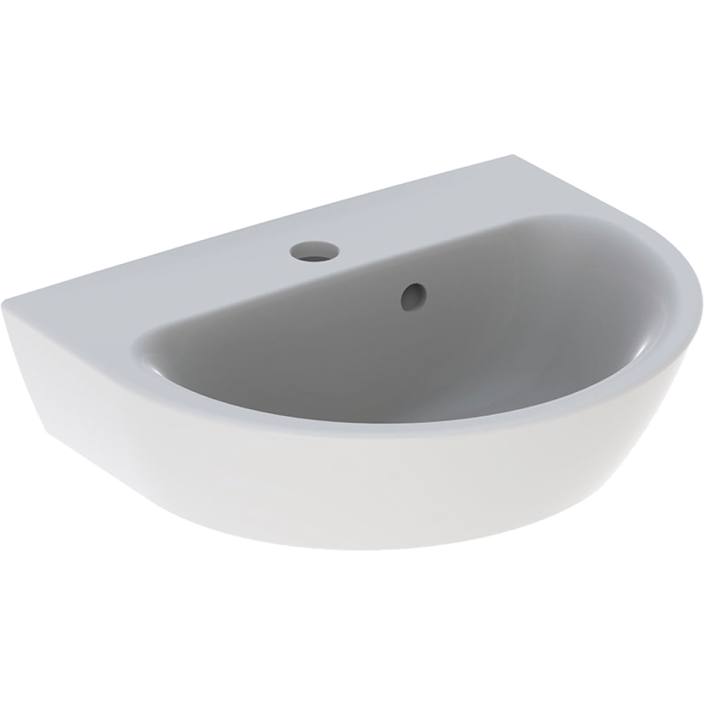Handwaschbecken Renova 500 mm mit Hahnloch