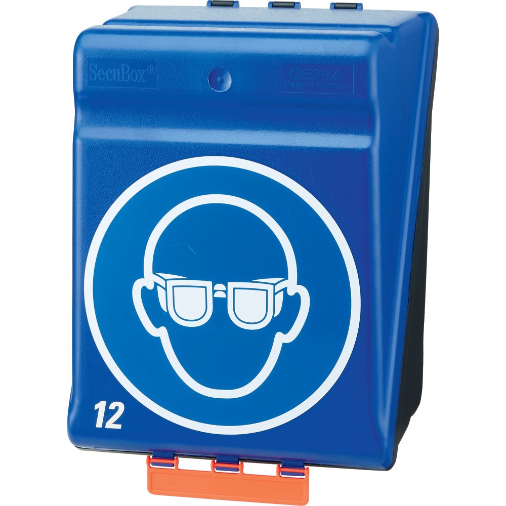 Gebra Aufbewahrungsbox SecuBox® Maxi 12 für 12 Schutzbrillen