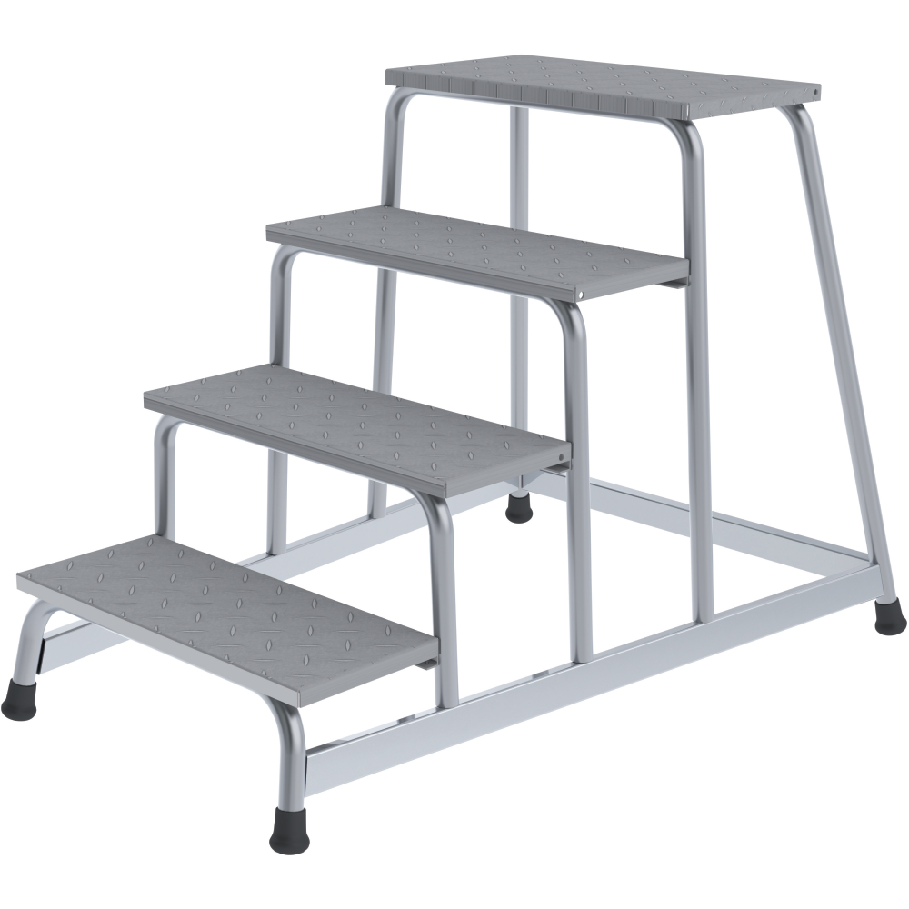 Arbeitspodest alu 4 Stufen starr