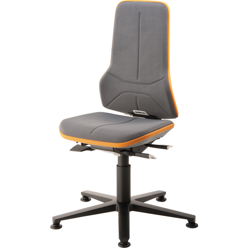 Basisstuhl NEON grau mit Gleiter