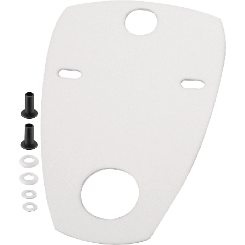 OHA Schallschutzset Standard f. Urinale 380 x 630 mm, 4 mm, Streifenform, weiß