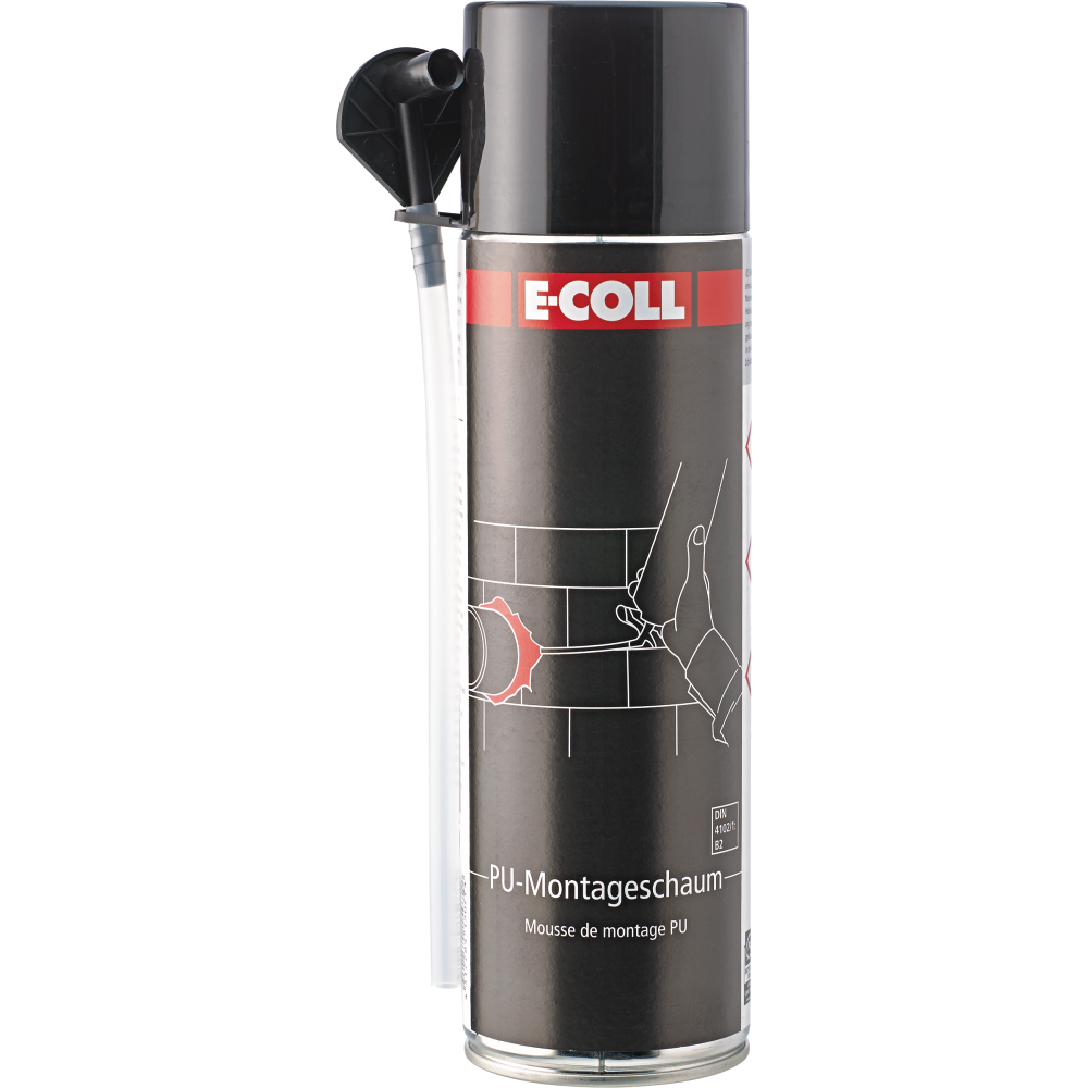 E-COLL PU-Montageschaum 500ml (MDI-haltig)