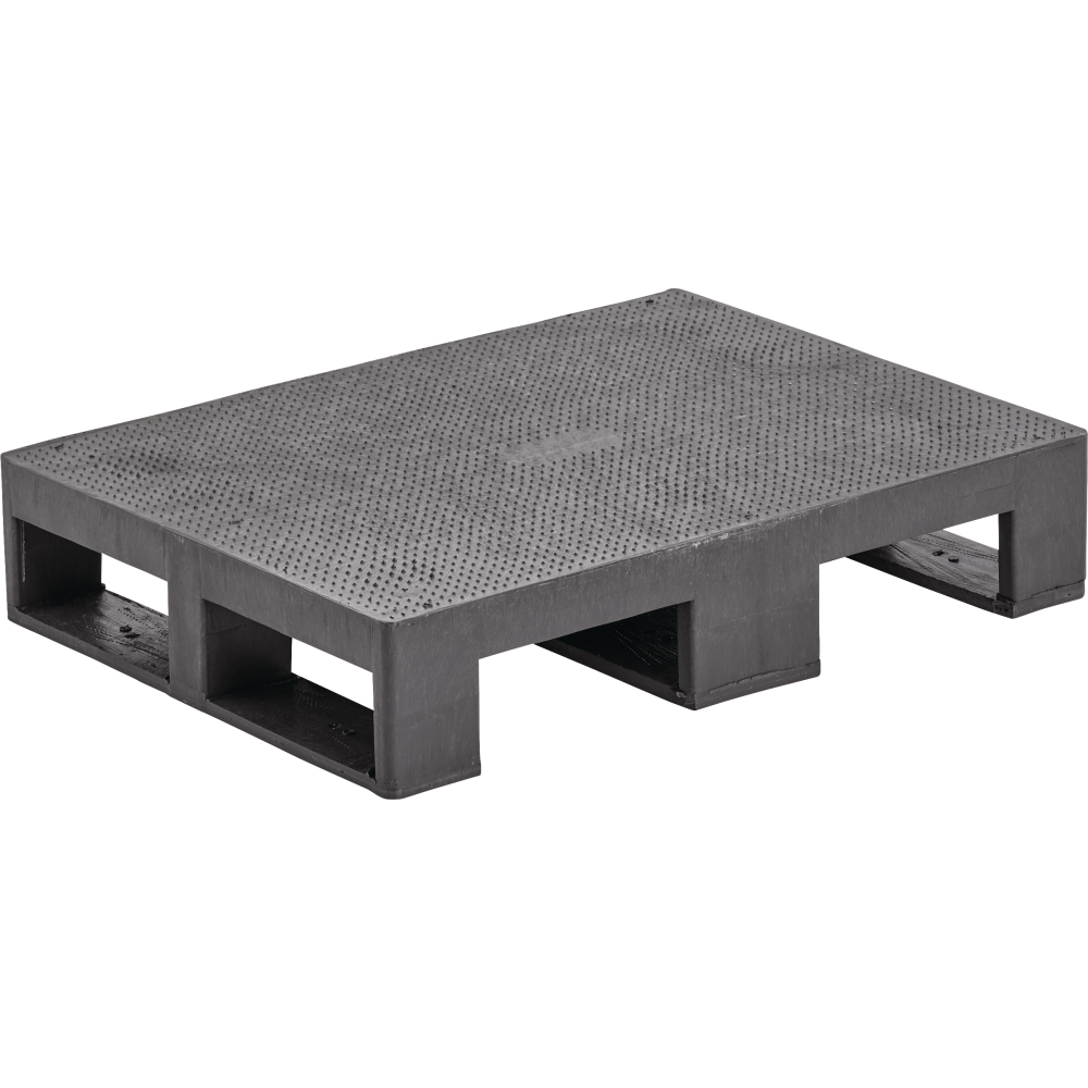 Kst.-Halbpalette,geschl. 800x600x150mm Anti-Rutsch-OF