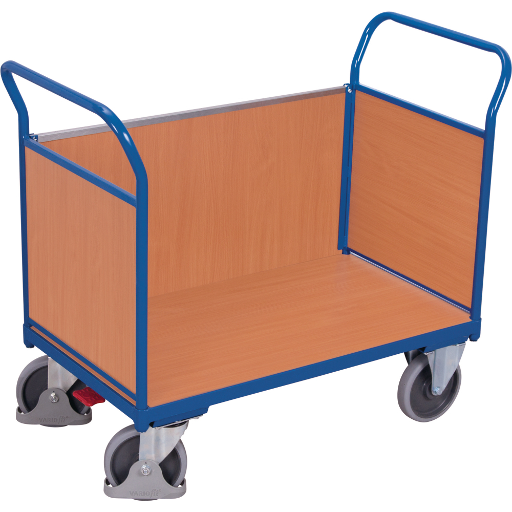 Dreiwandwagen 500 kg 1000 x 675 mm Holz