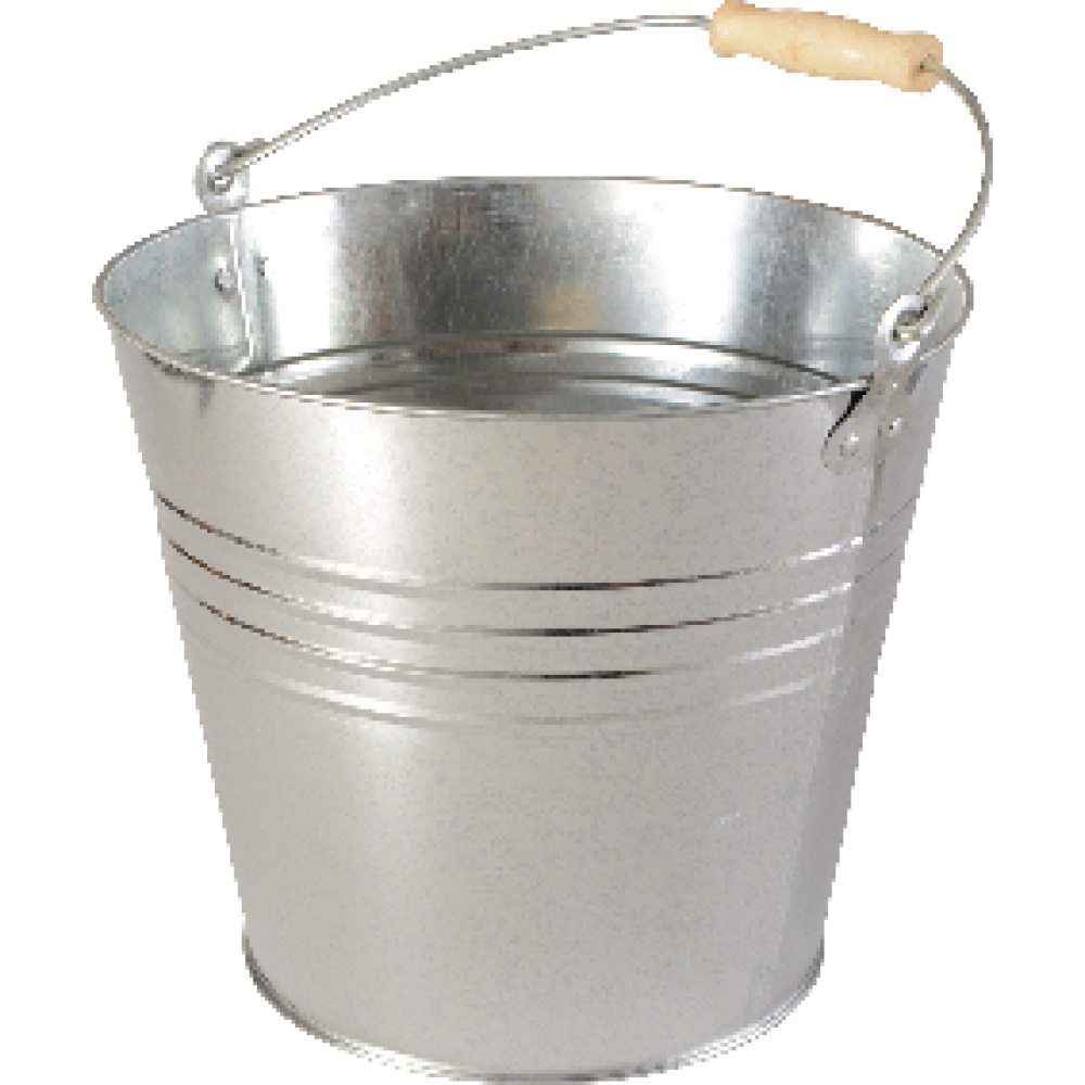 Eimer schwere Form Stahlblech verz. 12 l