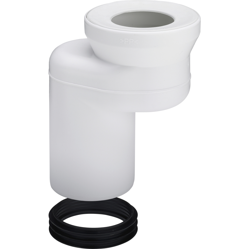 Viega Versprungbogen 8090.3 in DN100/60 Verspr., Kunststoff weiss