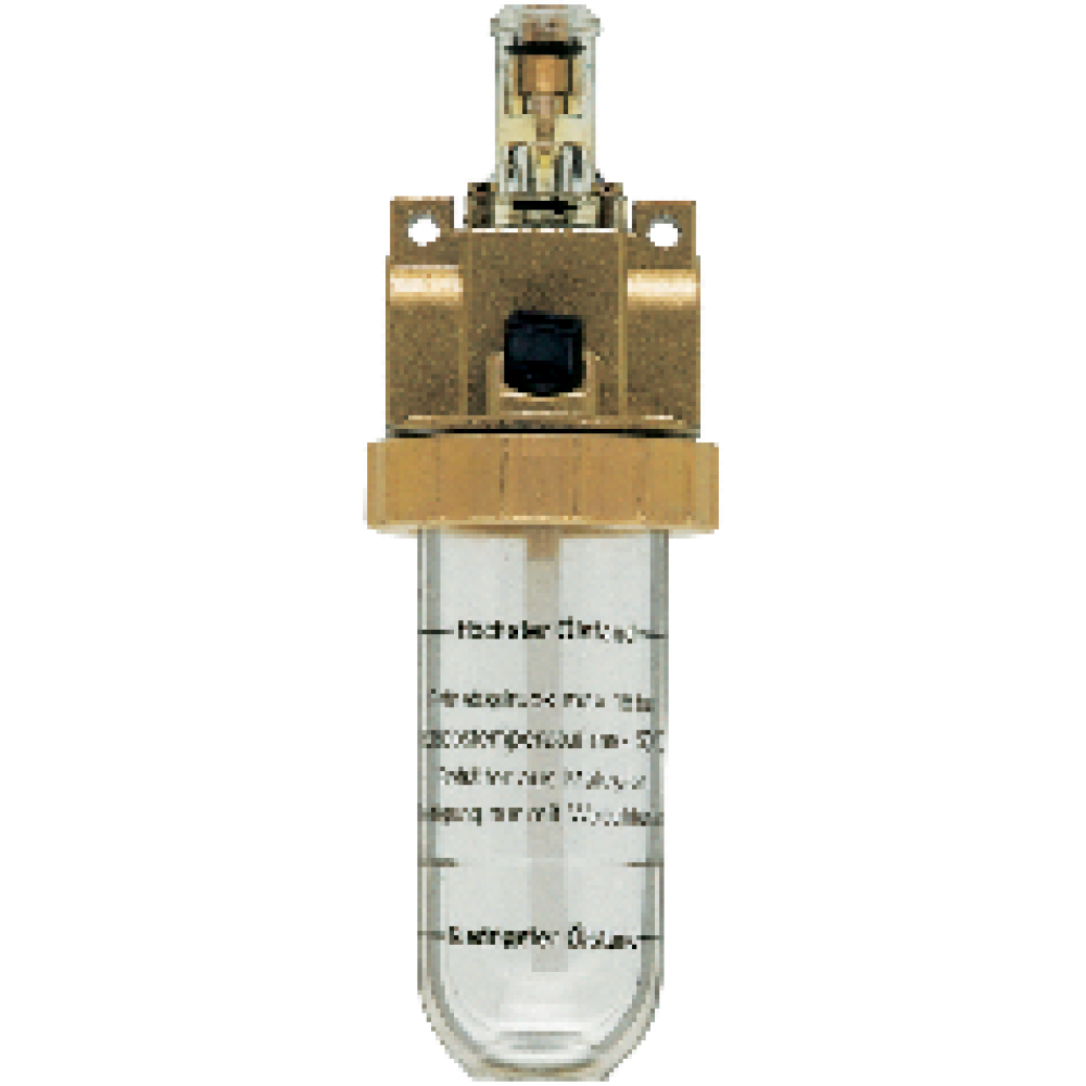 Druckluftnebelöler BR Standard, G1/4" DN6, BG 30, PC-Behälter, EWO