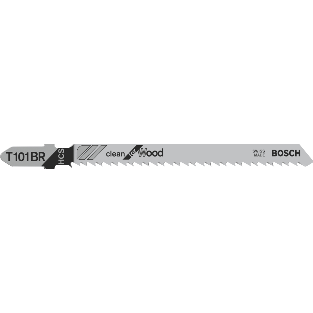 Bosch Stichsägeblatt T 101 BR Clean for Wood 5 Sägeblätter