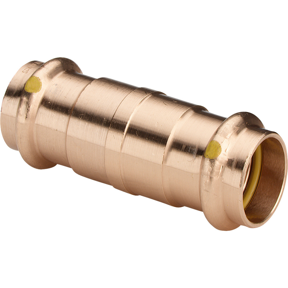 Viega Schiebemuffe mit SC Profipress G 2615.5 für Gas in 28mm Rotguss