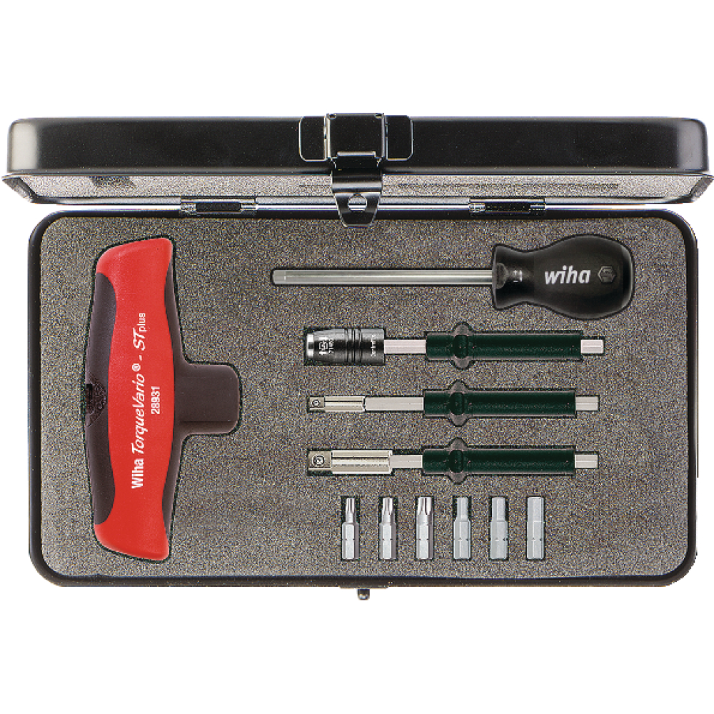 Wiha Drehmoment-Schraubendreher mit Quergriff Set TorqueVario®-S 5-14Nm