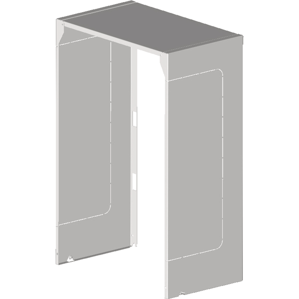 Verrohrungsverkleidung f. Gasbrennw.-Zentrale CGS-2