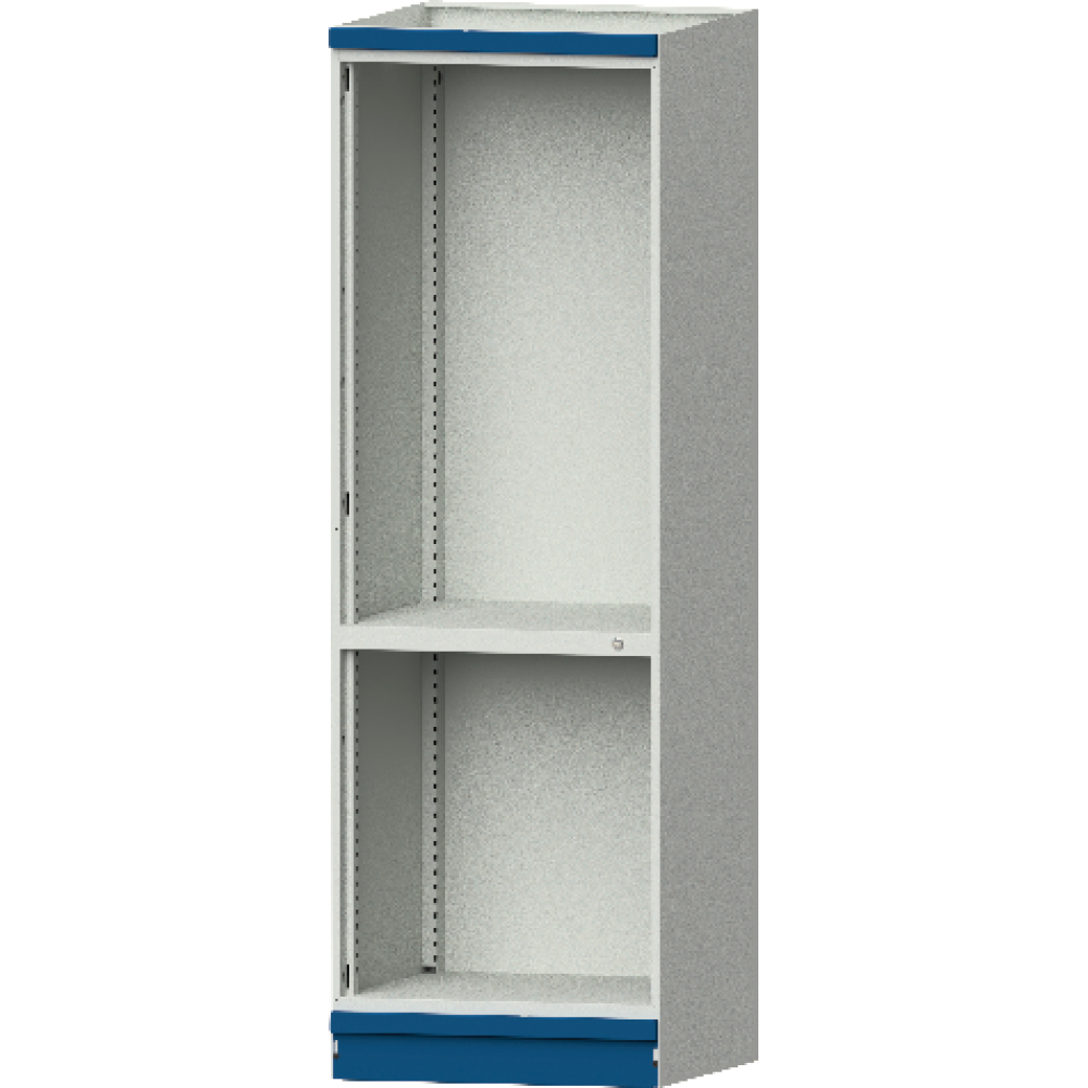 Leergehäuse Modell 101 B1015xT720xH2200mm RAL 7035