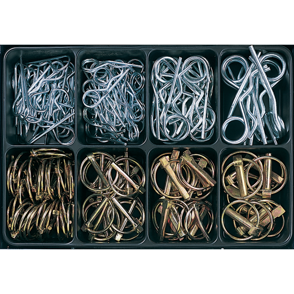 E-NORM Montagekoffer 24 Klappsplint,Federstecker