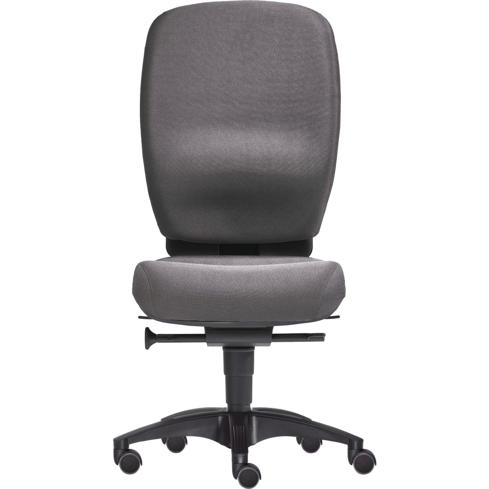 Bandscheibenstuhl OFFICE grau bis 120kg 100 % Polyester