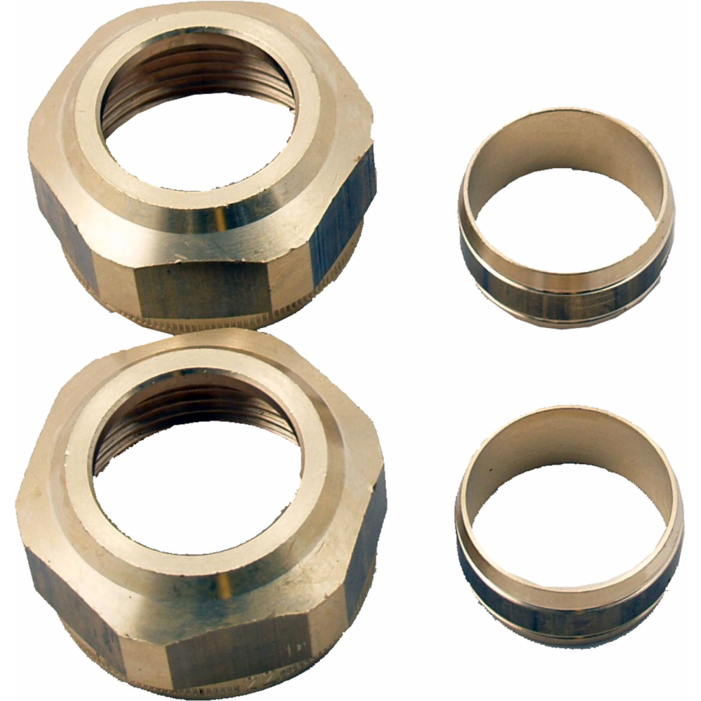 Wolf Klemmringverschraubung 2x22mm f. Solarpumpengruppe 20E